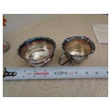 SILVER SUGAR BOWL & CREAMER / DR SILVER SUGAR BOWL & CREAMER / DR