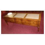 SIDE TABLE / STONE INLAY TOP / 21'TX18'WX60'L /RR SIDE TABLE / STONE INLAY TOP / 21'TX18'WX60'L /RR