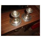WEIGHTED STERLING CANDLE HOLDERS / G WEIGHTED STERLING CANDLE HOLDERS / G