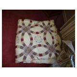 NEWER WEDDING RING QUILT SZ UNK / GRM NEWER WEDDING RING QUILT SZ UNK / GRM