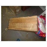 WOOD EXPLOSIVES BOX WOOD EXPLOSIVES BOX