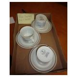 ROYAL DOULTON CUPS & SAUCERS ROYAL DOULTON CUPS & SAUCERS