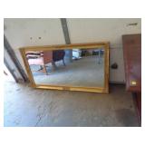 HUGE BEVELED EDGE WALL MIRROR 29' W X 53' L / RW HUGE BEVELED EDGE WALL MIRROR 29' W X 53' L / RW