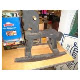 SMALL WOOD ROCKING HORSE SMALL WOOD ROCKING HORSE