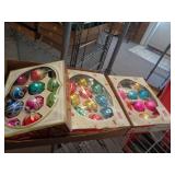 3 - BOXES (1 GONE) SHINY BRIGHT ORNAMENTS 3 - BOXES (1 GONE) SHINY BRIGHT ORNAMENTS