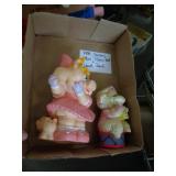 1989 MISS PIGGY & LAMB BANKS 1989 MISS PIGGY & LAMB BANKS