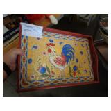 ROOSTER TILE TRAY ROOSTER TILE TRAY