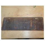 1919 INDIANA LICENSE PLATE