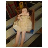 VINTAGE DOLL / BOTH ARMS OFF