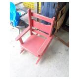 RED CHILDS ROCKER / CP