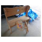 BENCH & SMALL TABLE / CP