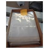 60 - PLASTIC SHEETS FOR SPORTS CARDS