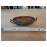 CARNIVAL GLASS / MARKED IG ON BOTTOM