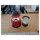 2 - BATTERY POWERED LANTERNS / 1 IS COLEMAN