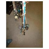 LOT OF 5 FISHING POLES