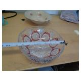 CRYSTAL DIAMOND CUT BOWL