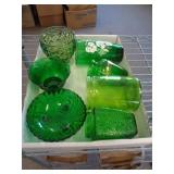 GREEN GLASSWARE