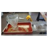 GLASSWARE & TRAY