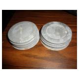2 - ZINC MASON JAR LIDS