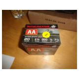 BOX OF WINCHESTER 20GA SHOTSHELLS