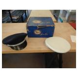VINTAGE TOP RANK SERVICE HATS IN ORIG BOX