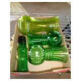 GREEN GLASSWARE