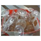 BOX OF ASST GLASSES
