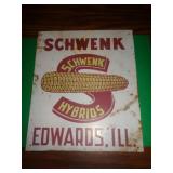 METAL SIGN 8' X 9 1/2' SCHWENK