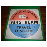 METAL SIGN 8' X 7 1/2' AIRSTREAM TRAVEL TRAILERS