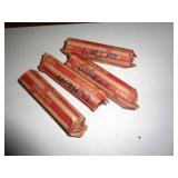 4 - ROLLS OF WHEAT PENNIES