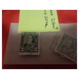 20 - CANADIAN TWO CENT STAMPS