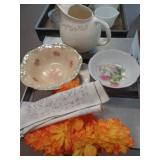 VINTAGE GLASSWARE / SOME CHIPS