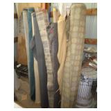8 - ROLLS 60' WIDE UPHOLSTERY MATERIAL / ST