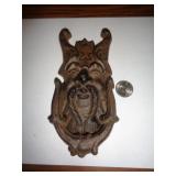 CAST IRON GARGOYLE DOOR KNOCKER