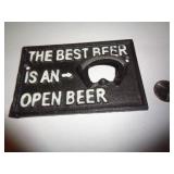 CAST IRON BOTTLE OPENER