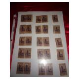 1939 U.S. CENTENNIAL OF PRINTING STAMPS