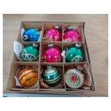 SHINY BRITE & 1 WEST GERMAN ORNAMENT