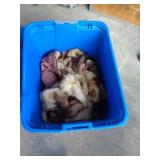 TOTE W MINK FUR PIECES / CP