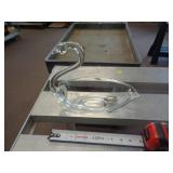 GLASS SWAN