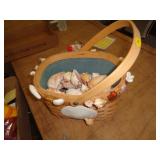 BASKET OF SEASHELLS