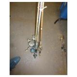 LOT OF 5 FISHING POLES
