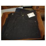 BLACK CORDUROY PANTS 36X30