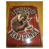 12'X17' METAL SIGN - BEAR