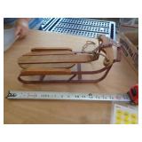 WOOD & METAL SLEIGH DECOR WOOD & METAL SLEIGH DECOR