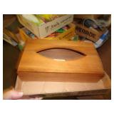 WOOD TISSUE BOX COVER WOOD TISSUE BOX COVER