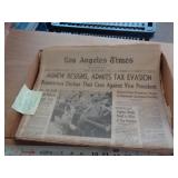 1973 LA TIMES / AGNEW RESIGNS 1973 LA TIMES / AGNEW RESIGNS