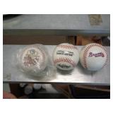 FL MARLINS / ATL BRAVES & 1 NOT MARKED BASEBALLS FL MARLINS / ATL BRAVES & 1 NOT MARKED BASEBALLS