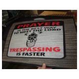 17X24 DOOR MAT - TRESPASS 17X24 DOOR MAT - TRESPASS