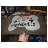 17X24 DOOR MAT - WIGGLEBUTTS 17X24 DOOR MAT - WIGGLEBUTTS