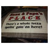 17X24 DOOR MAT - NANA & PAPA 17X24 DOOR MAT - NANA & PAPA